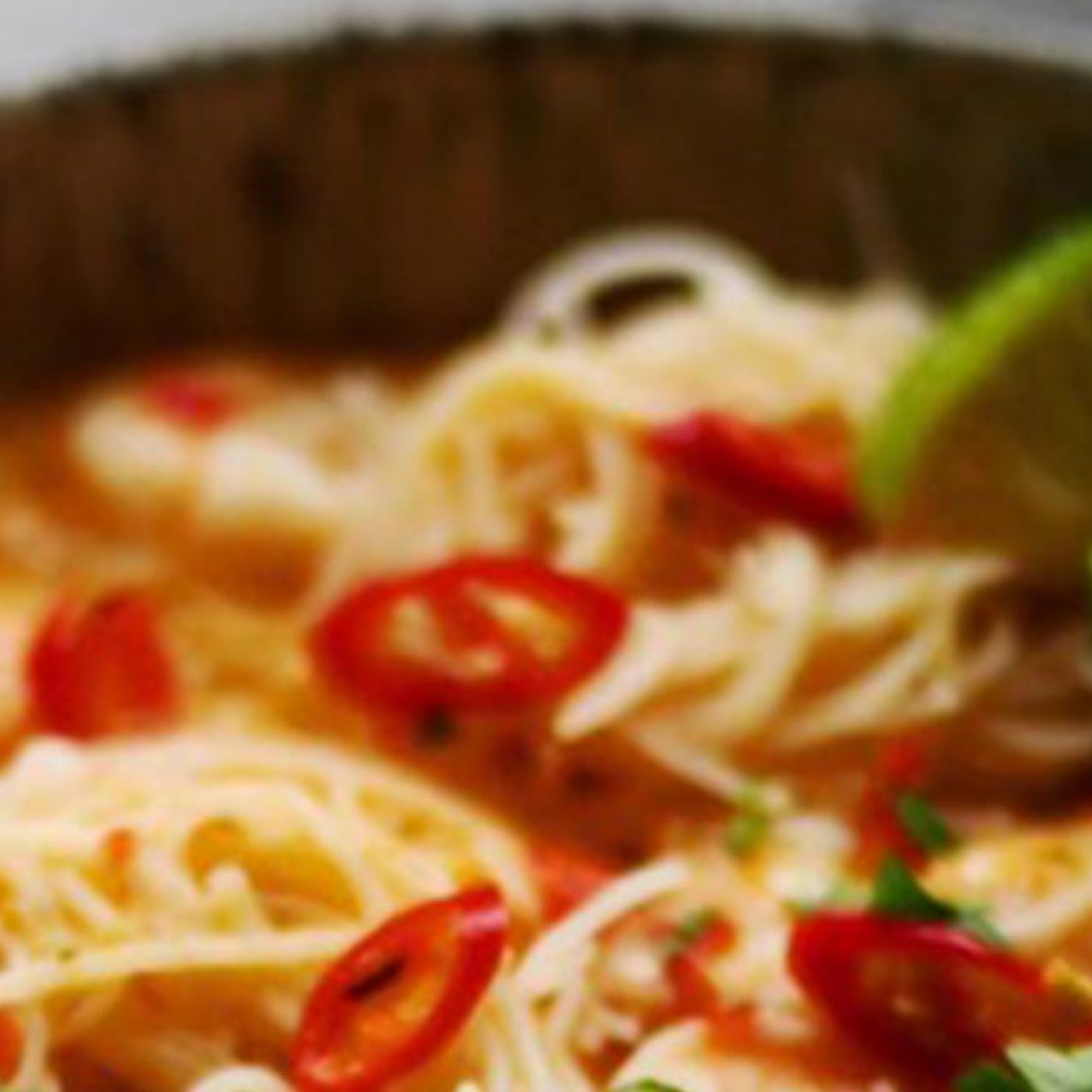 Laksa with Chicken, Shrimp & Noodles Recipe