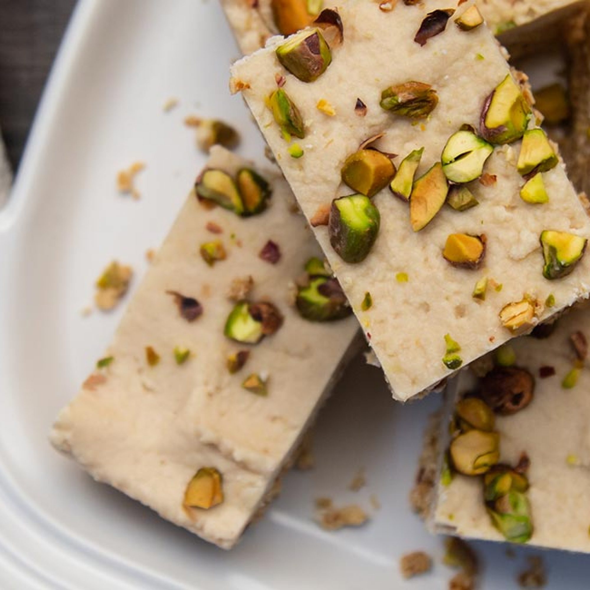 Raw Ginger and Coconut Slice