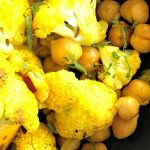 Roasted Cauliflower and Chickpeas
