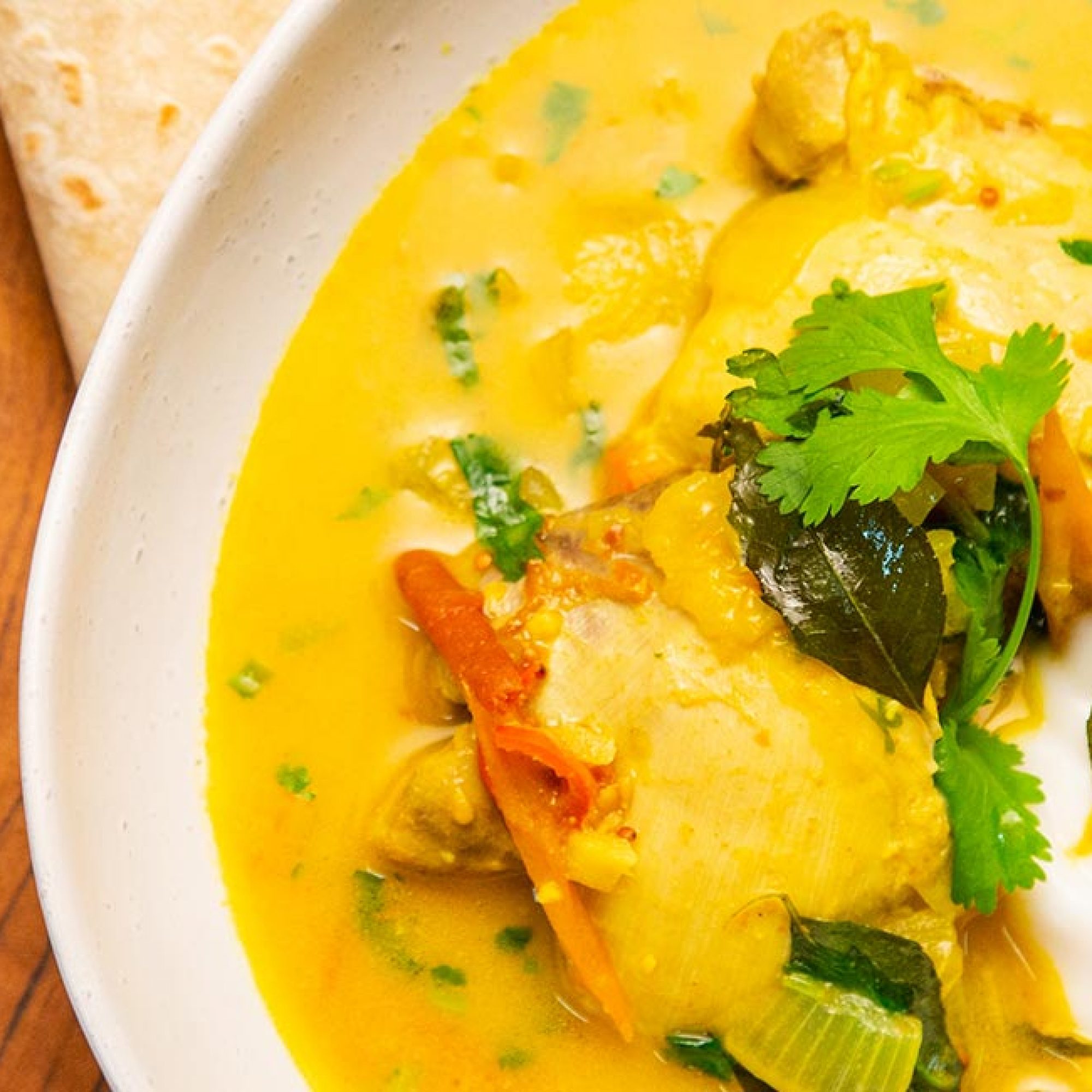 South Indian Coconut Chicken Curry