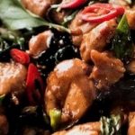 Thai Style chicken with chilli and basil