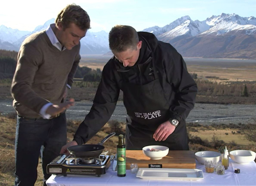 Chef Core Hume at Mt Cook