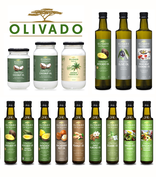 The Olivado cooking oil Range
