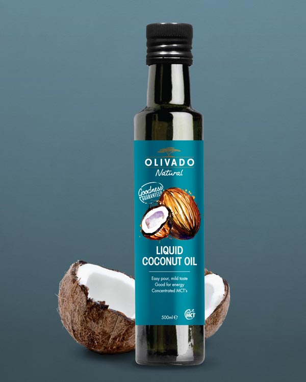 Liquid Coconut Oil 500ml - Olivado