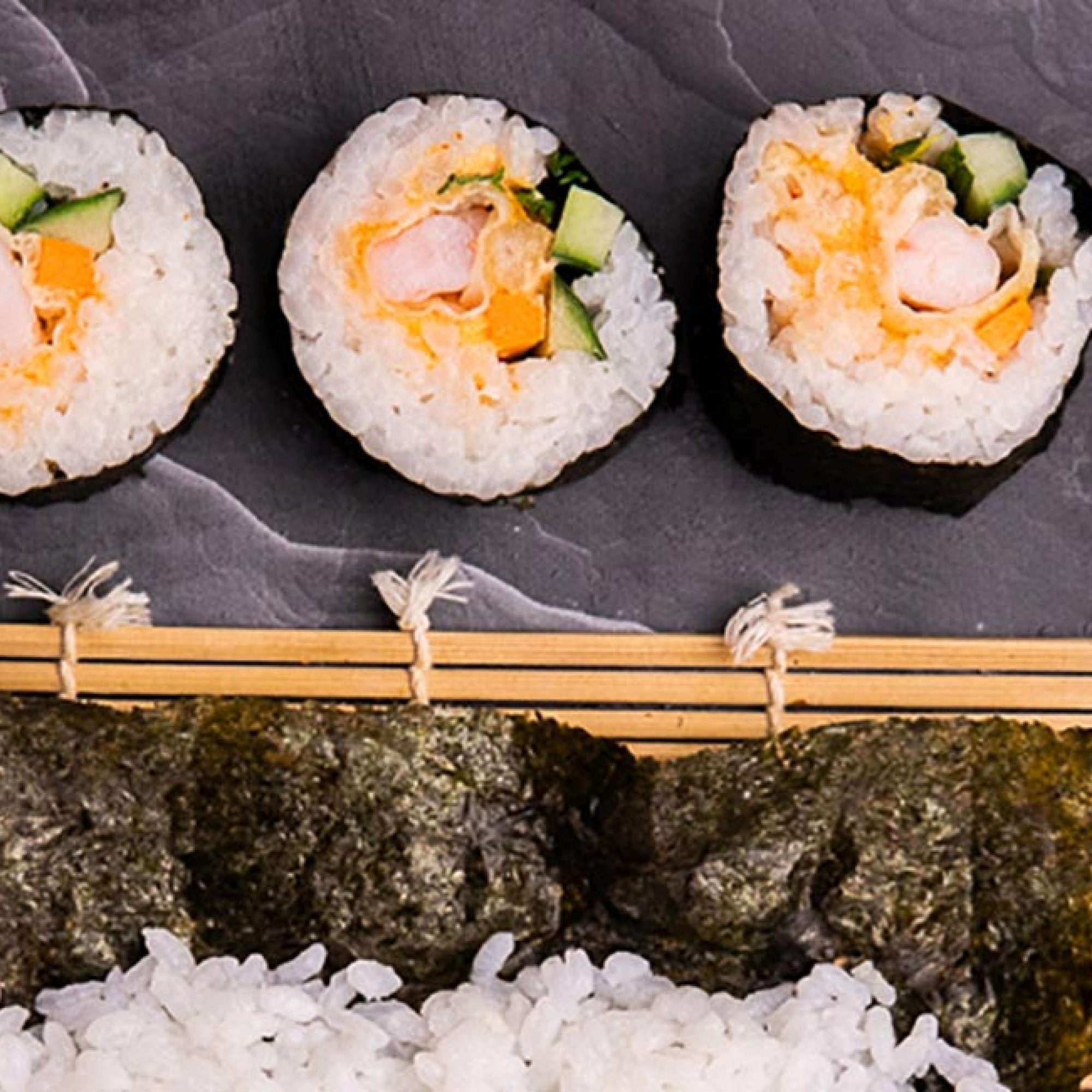 Spicy Prawn Tempura Sushi (Sushi 3 Ways) Recipe