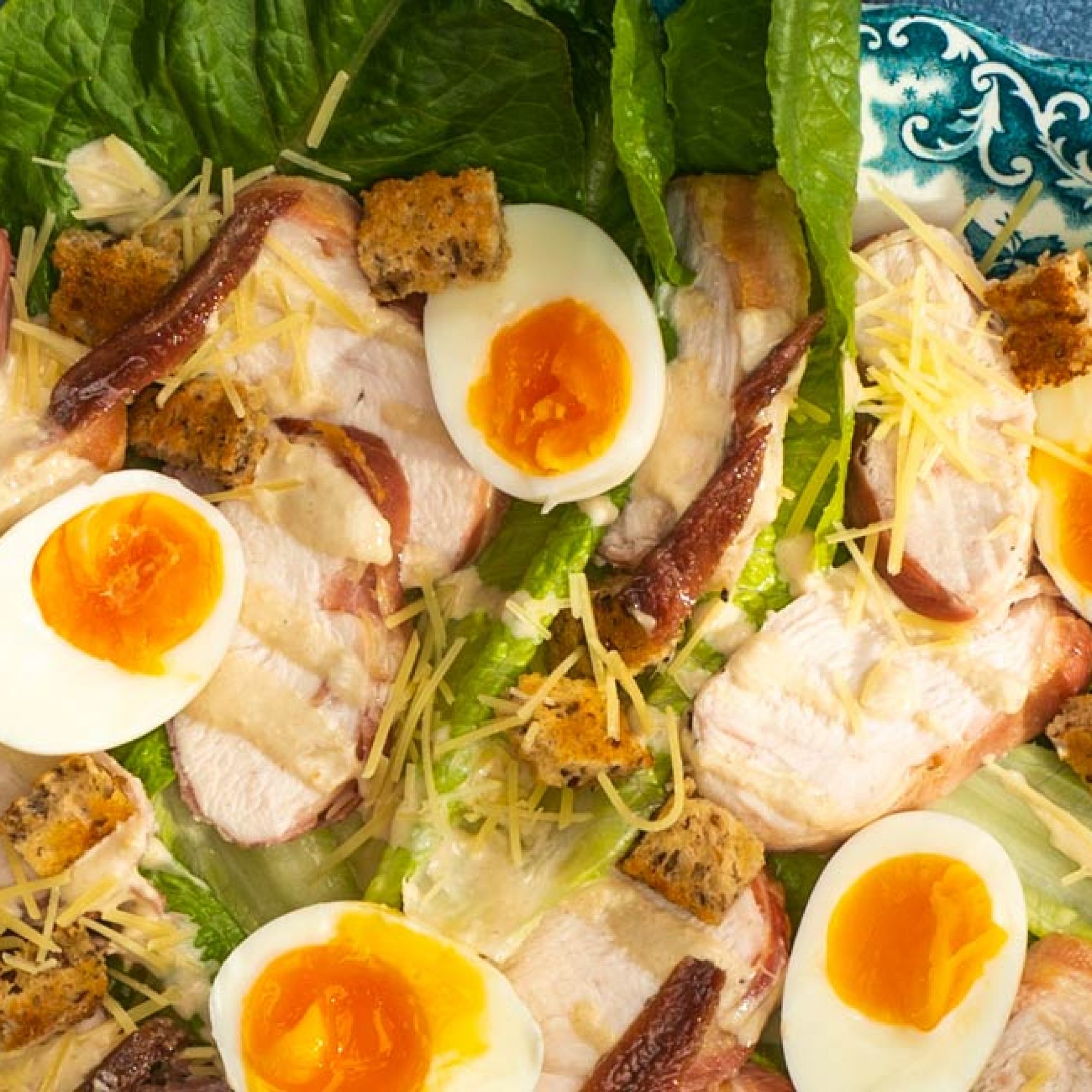 Chicken & Bacon Caesar Salad Recipe